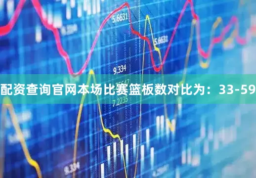 配资查询官网本场比赛篮板数对比为：33-59
