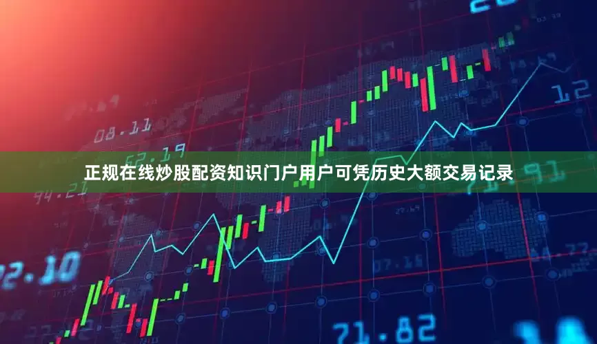 正规在线炒股配资知识门户用户可凭历史大额交易记录